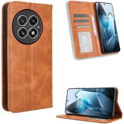 Mobigear Sensation OnePlus 13 Plånboksfodral med sedelfack - Brun