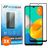 Mobigear Premium Samsung Galaxy M32 4G Tempered Glass Screen Protector - Case Friendly - Black (3-Pack)