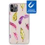 My Style Magneta iPhone 11 Pro TPU flexible Carcasa - Feathers