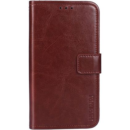 Mobigear Wallet Wiko Power U30 Knížkové pouzdro Peněženka - Hnědá