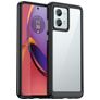 Mobigear Crystal Motorola Moto G84 Hardcase Etui plecki - Czarny