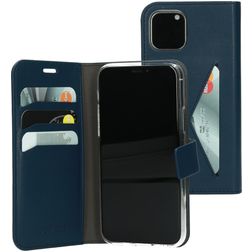Mobiparts Classic Wallet iPhone 11 Pro Plånboksfodral med sedelfack - Blå