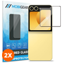 Mobigear Premium Samsung Galaxy Z Flip 5 Szkło hartowane Ochrona ekranu - Kompatybilna z etui (2 szt.)