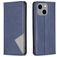 Mobigear Rhombus Slim iPhone 15 Plus Pungetui - Blå