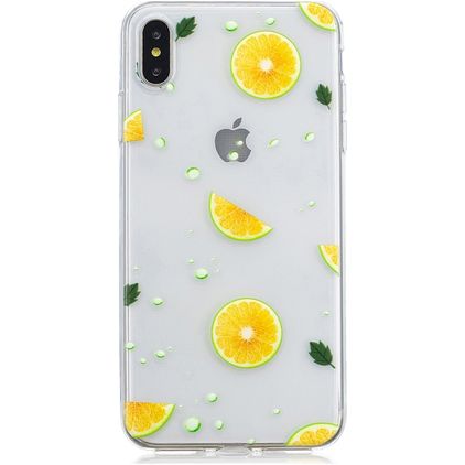 Mobigear Design iPhone XS Max TPU flessibile Back cover - Lime