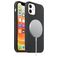 Mobigear Rubber Touch iPhone 12 Mini Silicone MagSafe Back cover - Black