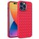 Mobigear Woven iPhone 14 Pro Flexible TPU Back cover - Red