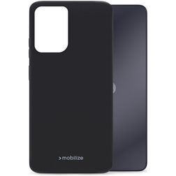 Mobilize Rubber Gelly Motorola Moto G04 Joustava TPU Suojakuori - Matt Black