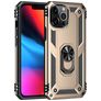 Mobigear Armor Ring iPhone 13 Pro Funda Plástico rígido Carcasa Antigolpes con anillo - Dorado
