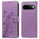 Mobigear Flowers Google Pixel 11 Pro Funda tipo libro Cartera - Morado