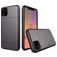 Mobigear Card iPhone 11 Hardcase Etui plecki Wstrząsoodporne z kieszenią na karty - Szary