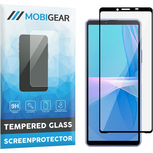 Mobigear Premium Sony Xperia 10 III Cristal templado Protector de pantalla - Compatible con fundas - Negro