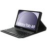 Mobiparts Bluetooth Keyboard Samsung Galaxy Tab A9 (2023) QWERTY Keyboard Wallet case - Black