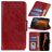 Mobigear Classy Motorola Moto E22 Cover a libro portafoglio - Rosso