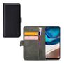 Mobilize Classic Gelly Wallet Motorola Moto G42 Cover a libro portafoglio - Nero