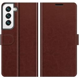 Mobigear Wallet Samsung Galaxy S22 Lompakkokotelo + Setelitasku - Ruskea