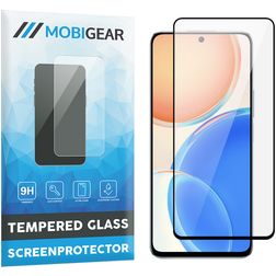 Mobigear Premium HONOR X8 Härdat glas Skärmskydd - Skalvänligt - Svart