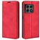 Mobigear Retro Slim OnePlus 10 Pro Funda tipo libro Cartera - Rojo