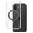 CARE by PanzerGlass Kickstand iPhone 16 MagSafe Hard Case Back cover with Stand - Clear / Black