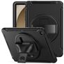 Mobigear SureGrip Samsung Galaxy Tab A9 Plus (2023) Plastica rigida / Silicone Back cover + Supporto - Nero