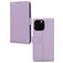 Mobilize Premium Gelly iPhone 16 Pro Max Funda tipo libro Cartera - Morado