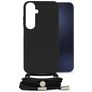 Mobilize Lanyard Gelly Samsung Galaxy A15 TPU flexível Capa com cordão - Preto