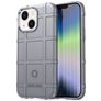 Mobigear Rugged Shield iPhone 14 Plus TPU flessibile Back cover Antiurto - Grigio