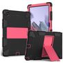 Mobigear ShieldStand Samsung Galaxy Tab A8 10.5 (2021) Plastica rigida / Silicone Back cover + Supporto - Nero / Rosso
