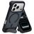 Mobiparts Hardcover iPhone 17 Pro MagSafe Hardcase Back cover con supporto - Satin Black