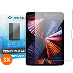 Mobigear iPad Air 11 palců (2024) Tvrzené sklo Ochrana displeje - kompatibilní s pouzdry (3 ks)