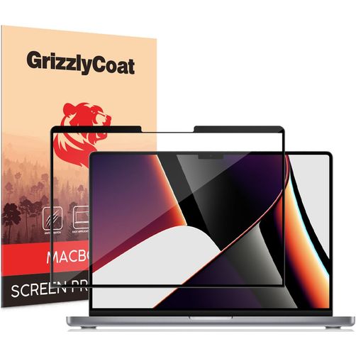 GrizzlyCoat Premium MacBook Pro 14 polegadas (2021-2026) Película de ecrã em plástico - Compatível com capas