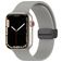 Mobigear Sport Mag Silikon Apple Watch Armband Magnetlås - 42/41/40/38 mm - Grå