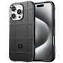 Mobigear Rugged Shield iPhone 16 Pro Max Flexibel TPU Skal Stötsäkert - Svart