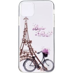 Mobigear Design iPhone 11 Pro Max Flexible TPU Back cover - Eiffel Tower