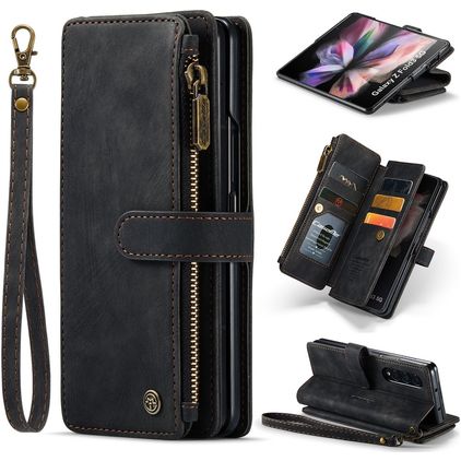 CaseMe C30 Samsung Galaxy Z Fold 4 Wallet case - Black
