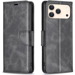 Mobigear Excellent iPhone 17 Pro Max Plånboksfodral med sedelfack - Svart