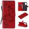 Mobigear Butterfly OPPO A94 5G Plånboksfodral med sedelfack - Röd