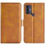 Mobigear Slim Magnet TCL 305 Wallet case - Cognac
