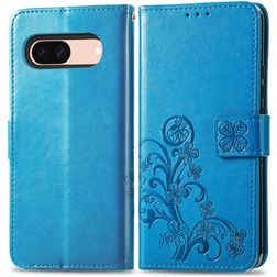 Mobigear Clover Google Pixel 8a Cover a libro portafoglio - Blu