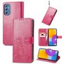 Mobigear Clover Samsung Galaxy M52 Pungetui med Seddelrum - Magenta