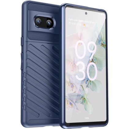 Mobigear Groove Google Pixel 7 TPU flexible Carcasa - Azul