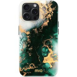 MIO iPhone 15 Pro MagSafe Tvrdý plast Zadní kryt - Green Marble