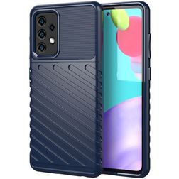 Mobigear Groove Samsung Galaxy A52s 5G Fleksibel TPU Bagsidecover - Blå