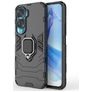 Mobigear Armor Ring HONOR 90 Lite Kova Suojakuori Iskunkestävä + Sormuspidike - Musta