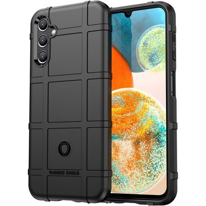 Mobigear Rugged Shield Samsung Galaxy A14 TPU flexible Carcasa Antigolpes - Negro