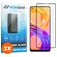 Mobigear Premium Realme 8 Härdat glas Skärmskydd - Skalvänligt - Svart (2-pack)