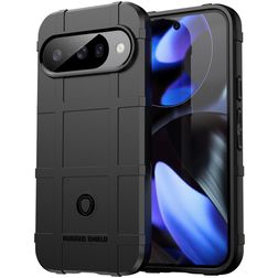Mobigear Rugged Shield Google Pixel 10 Fleksibel TPU Bagsidecover Stødsikkert - Sort
