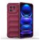 Mobigear Bumpy Xiaomi 13 Flexibilní TPU Zadní kryt - Vínová