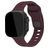 Mobilize Sports Silikon Apple Watch Armband Stiftspänne - 49/46/45/44 mm - Bordeaux