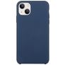 Mobigear Rubber Touch iPhone 15 Plus Silikon Zadní kryt - Tmavě modrá